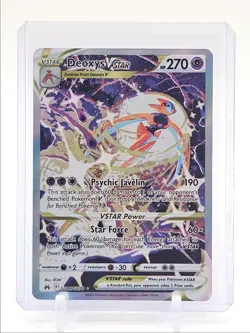 DEOXYS V STAR 2023 POKEMON CROWN ZENITH GALARIAN GALLERY RARE B GG46 Q4856 - Image 1