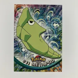 Metapod #11 Non Holo Black Logo Topps Pokemon TV Animation Edition Near Mint NM - Image 1
