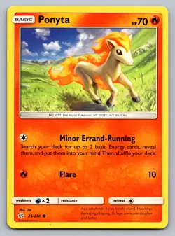 Pokemon TCG SM - Cosmic Eclipse Ponyta 23/236 - Image 1