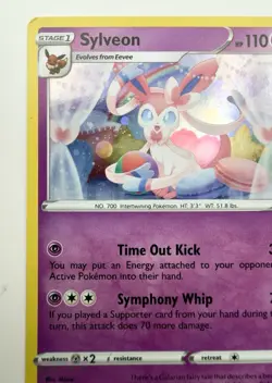 Pokemon Sylveon TCG SWSH211 Holo Black Star Promo Astral Radiance - Image 2