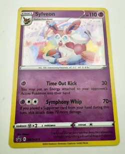 Pokemon Sylveon TCG SWSH211 Holo Black Star Promo Astral Radiance - Image 3