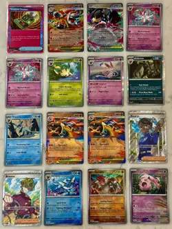 2025 POKEMON EX BLACK STAR PROMO MASTER POKEBALL FULL ART LOT X16 MEGA CHARIZARD - Image 1