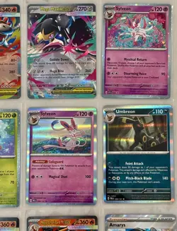 2025 POKEMON EX BLACK STAR PROMO MASTER POKEBALL FULL ART LOT X16 MEGA CHARIZARD - Image 3