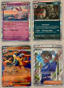 2025 POKEMON EX BLACK STAR PROMO MASTER POKEBALL FULL ART LOT X16 MEGA CHARIZARD - Image 4