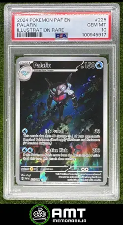 Palafin PSA 10 2024 Pokemon Paldean Fates #225/091 5917 Illustration Rare - Image 1