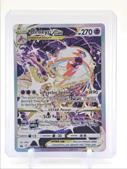 DEOXYS V STAR 2023 POKEMON CROWN ZENITH GALARIAN GALLERY RARE A GG46 Q4856 - Image 1