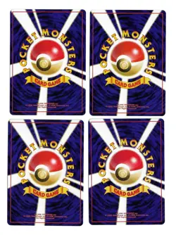 1996 Pokemon 4X Porygon Japanese Base Set Never Played # 137 - Image 2