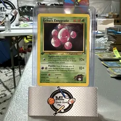 ^ Pokemon TCG Gym Heroes 077/132 ERIKA'S EXEGGCUTE 1st Edition Vintage - Image 1