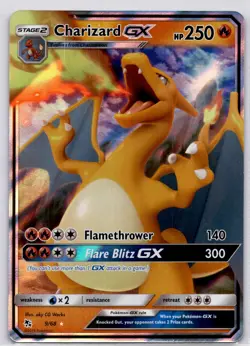 Pokemon TCG - Charizard GX - 9/68 - Holo - Battle Academy Stamped 60 [Near Mint] - Image 1