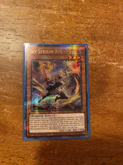 YU-GI-OH! Sky Striker Ace - Raye RA04-EN026 Quarter Century Secret Rare Alt Art - Image 1