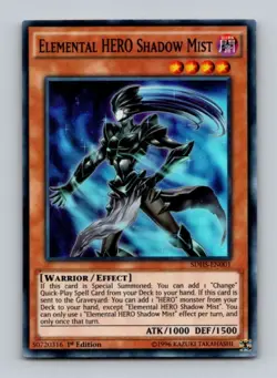 Elemental HERO Shadow Mist Super Rare Structure Deck: HERO Strike SDHS-EN001 LP - Image 1