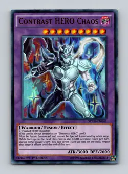 Contrast HERO Chaos Ultra Rare Structure Deck: HERO Strike SDHS-EN041 LP - Image 1