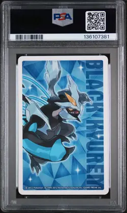 2012 POKEMON BLACK 2 PLAYING CARDS 6 OF DIAMONDS EEVEE PSA 9 - Image 2