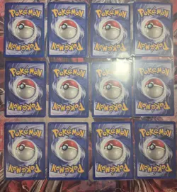 Complete Base Set 17-102 LP/MP Rare Commons And Uncommons Non Holo Pokemon Cards - Image 4