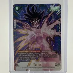 Turles FB08-059 Alternate Art Saiyan's Pride Dragon Ball English Card Fusion Wor - Image 1
