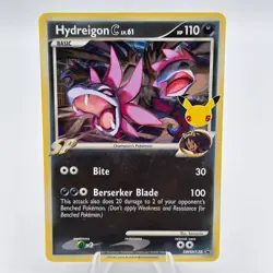 Pokemon TCG Hydreigon C SWSH138 SWSH Promo Celebrations Holo Trading Card NM - Image 1