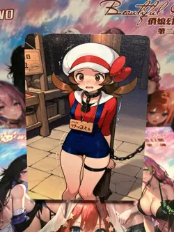 Matte Beautiful Waifu Handmade Card Goddess Story CCG Anime Double Sided - Image 1