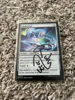 Mtg Alpha Investments Rudy Signed Card Autographed NM YouTuber Skullclamp - Image 1