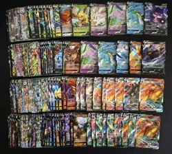 200 Lot Pokemon TCG Chinese Card RR RRR Vmax Gengar Umbreon Leafeon A4 FI38 - Image 1