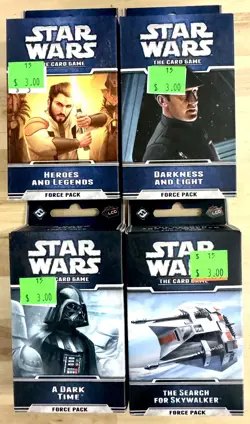 Star Wars The Card Game - Bundle Force Pack (4 boxes) - New - Image 1