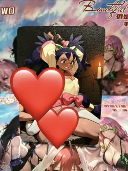 Matte Beautiful Waifu Handmade Card Goddess Story CCG Anime Double Sided - Image 1
