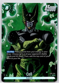 Cell FB02-084 SR Battle Card 45000 Power - Dragon Ball Super Card Game FB02 - Image 1