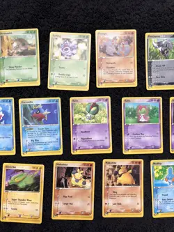Vintage Lot Of 16 Pokemon Ruby and Sapphire Common Cards NM - Image 2