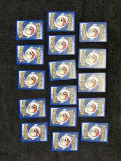 Vintage Lot Of 16 Pokemon Ruby and Sapphire Common Cards NM - Image 3