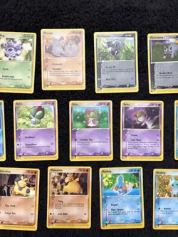 Vintage Lot Of 16 Pokemon Ruby and Sapphire Common Cards NM - Image 4