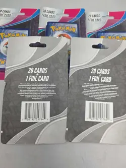(5) MJ Holding Mystery Pokemon Pack 20 Cards with 1 Foil Card Sealed Lot - Image 2
