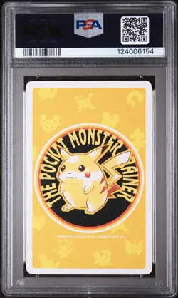 1998 POKEMON YELLOW VERSION PLAYING CARDS 8 OF CLUBS #104 CUBONE PSA 10 - Image 2
