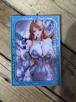 One Piece CCG Goddess Nami Metal Card - BDSM Bound & Gagged - Spicy - Image 1