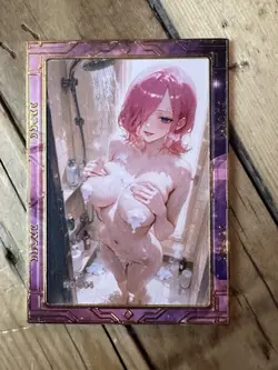 One Piece CCG Goddess Reiju Metal Card - Soaped Up In Shower - Image 1