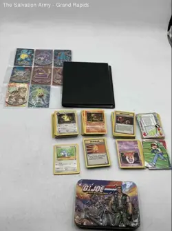 Pokemon TCG Multicolor Collectible Box Topper Trading Card With Binder Mixed Lot - Image 1