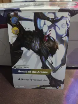 Riftbound Viktor Herald of the Arcane (Overnumbered) NM Foil Origins English - Image 1