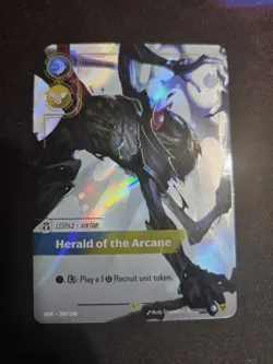 Riftbound Viktor Herald of the Arcane (Overnumbered) NM Foil Origins English - Image 3