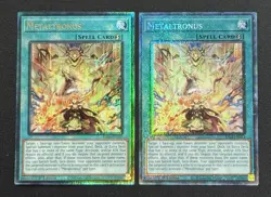 2025 YUGIOH RA04 1ST COLLECTORS & ULTIMATE RARE METALTRONUS NM SET - Image 1