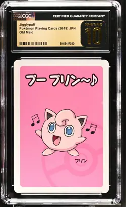 Pokemon Playing Cards 2019 Jigglypuff JP Old Maid CGC PRISTINE 10 - Image 1