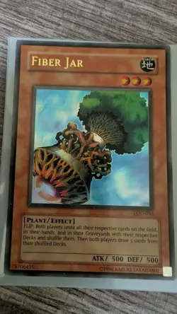 Yu-Gi-Oh Fiber Jar Unlimited Edition Legacy of Darkness #LOD-056 Ultra Rare - Image 1