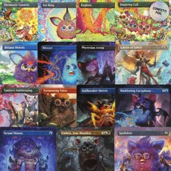 Magic the Gathering Furby Secret Lair The Ay-loh Tee-wee-lah Confetti Foilbundle - Image 1