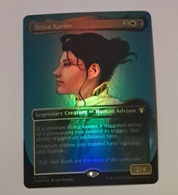 Teysa Karlov Borderless FOIL NM/M Magic the Gathering Commander Masters MTG - Image 1