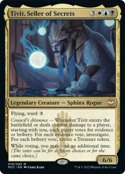 MTG Foil - Tivit, Seller of Secrets - 10 / NM / English - Image 1