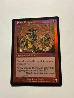 1x FOIL SKIRK PROSPECTOR x1 Onslaught Original LP MtG Magic - Image 1