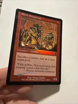 1x FOIL SKIRK PROSPECTOR x1 Onslaught Original LP MtG Magic - Image 3