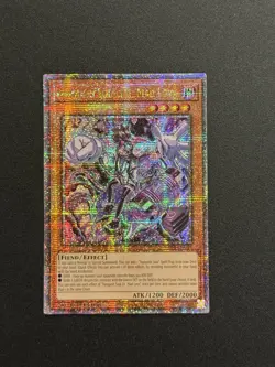 2025 YUGIOH RA04 QCR SECRET RARE VANQUISH SOUL DR MAD LOVE NM - Image 1