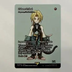 Zidane Tribal MTG Final Fantasy Borderless M0043 Mythic Regular NM-Mint - Image 1