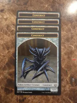 (4) Construct Token (003) *PLAYSET* NM Kaladesh Regular MTG - Image 1