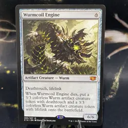 Magic the Gathering - Wurmcoil Engine - Commander 2014 - Regular - MTG - LP - 28 - Image 1