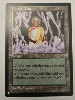 Crystal Vein MTG Near Mint The List Reprints - Image 1