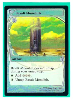 NM FOIL Basalt Monolith MB2 #217 Future Sight Frame Mystery Booster 2 - Image 1
